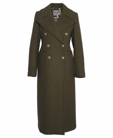 Barbour Reva Double-Breasted Wool Coat