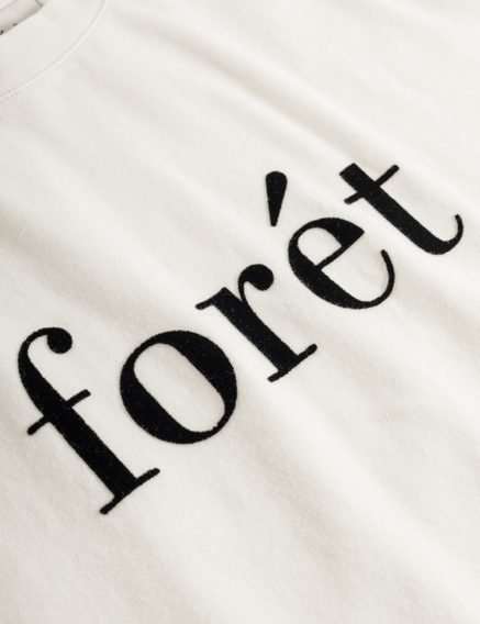 forét Resin T-shirt — Cloud/Black