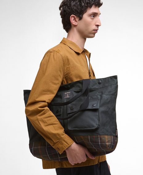 Barbour Field Wax Tote Bag