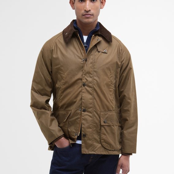 Barbour Bedale Wax Jacket — Bark