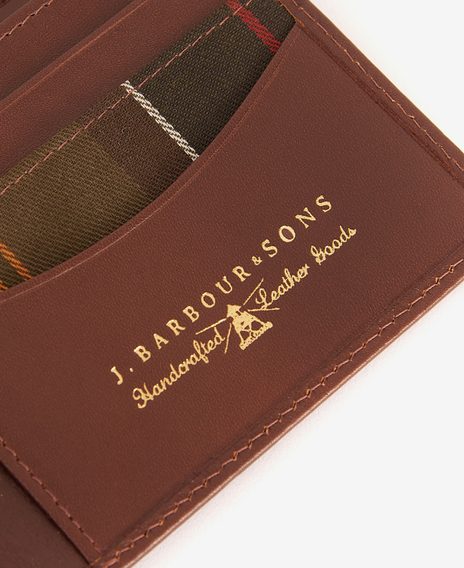 Barbour Colwell Leather Billfold Wallet