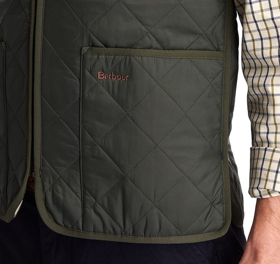 Barbour Quilted Zip-In Liner — Ancient Olive