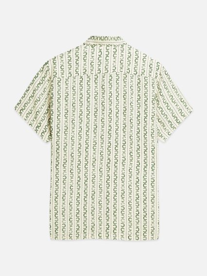 Scotch & Soda — Printed Linen Short-Sleeved Shirt