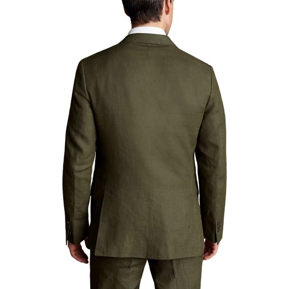 Charles Tyrwhitt Linen Jacket — Olive
