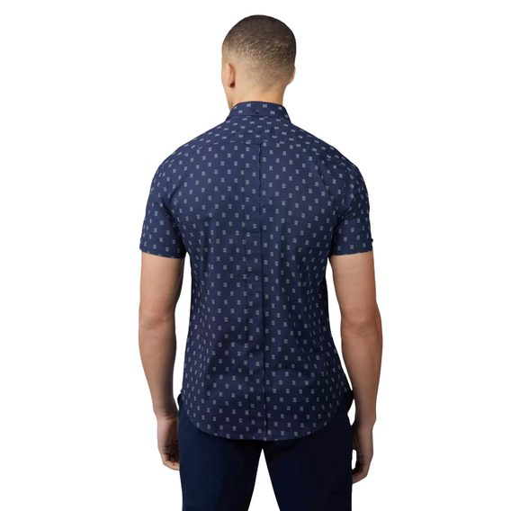 Ben Sherman — Stipple Geo Print Shirt