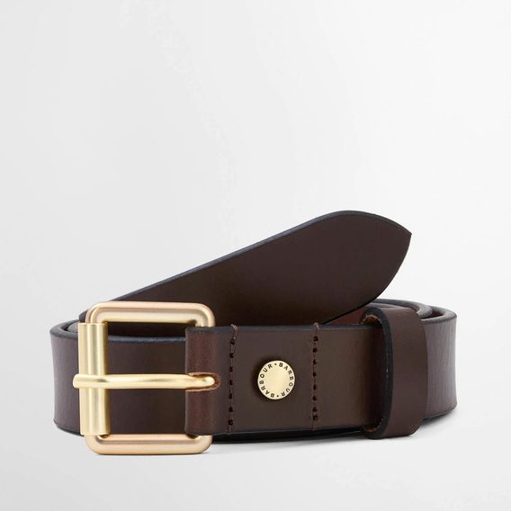 Barbour Maia Leather Belt - Brown