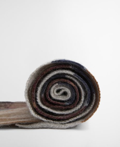 Barbour Inverness Tartan Scarf — Midnight Oak Tartan