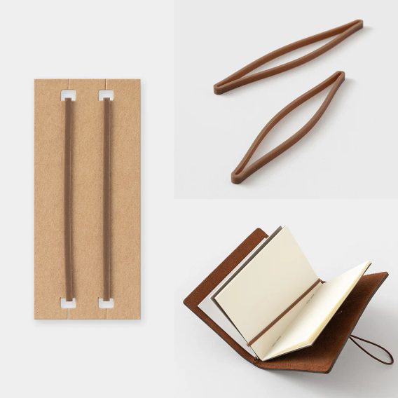 Traveler's Notebook Card Size 20th Anniversary Set — Brown