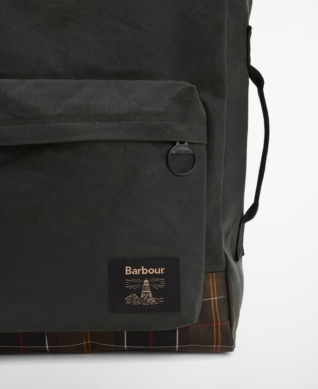 Barbour Field Wax Backpack — Sage