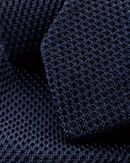 Charles Tyrwhitt Knitted Silk Slim Tie — Royal Blue