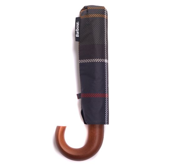 Skládací tartanový deštník Barbour