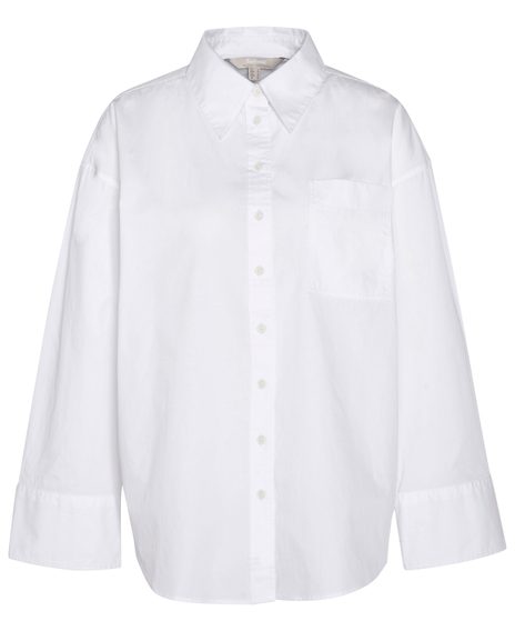Barbour Angela Long-Sleeved Shirt — Classic White
