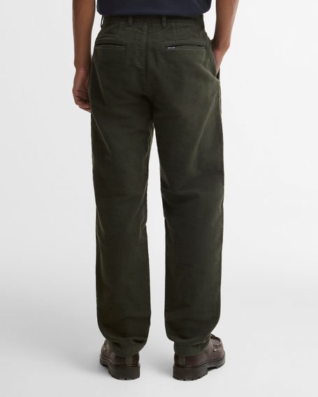 Barbour Moleskin Tailored Trousers — Sage