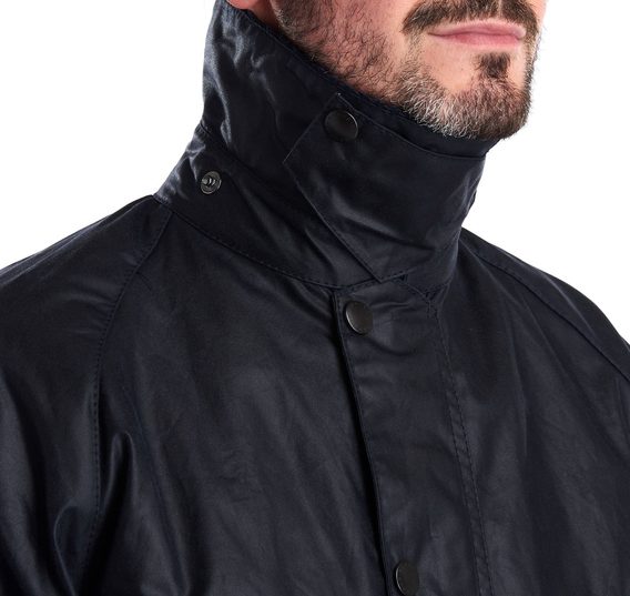 Barbour Bedale Wax Jacket — Navy