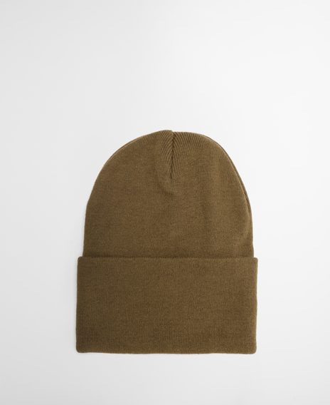 Barbour Harton Beanie — Dark Sand