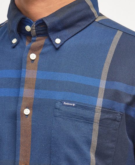 Barbour Dunoon Tailored Shirt — Midnight Tartan