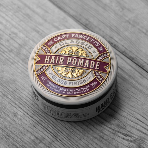 Cpt. Fawcett Classic Hair Pomade — Gloss Finish (100 g)