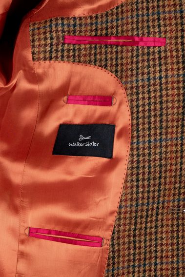 Tweedové sako Walker Slater Martin - Tan Pattern