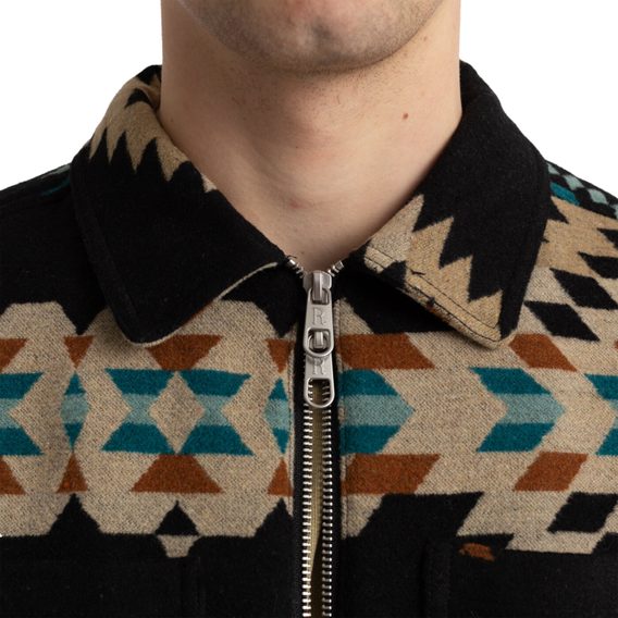 Revolution Overshirt Zip — Black