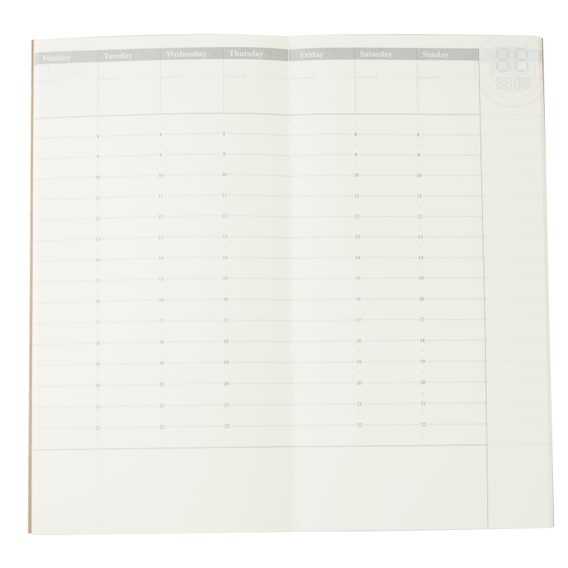 TRAVELER'S 018 — Free Diary (Weekly Vertical)