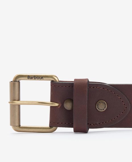 Barbour Contrast Leather Belt