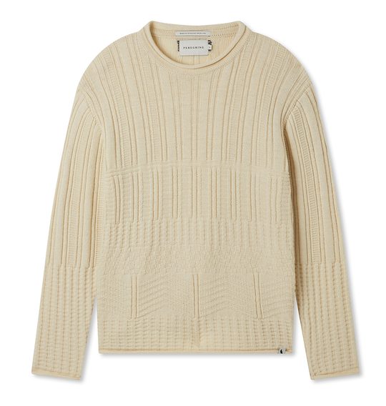 Peregrine Marina Crew Jumper — Cream