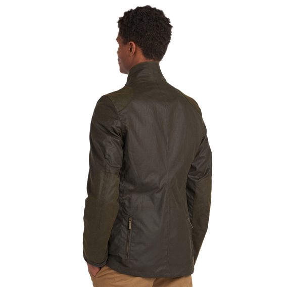 Barbour Beacon Sports Wax Jacket — Olive