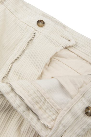 Brooksfield Corduroy Pleated Chinos