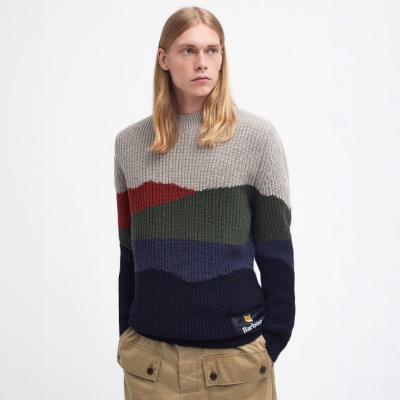 Barbour × Maison Kitsuné Landscape Knitted Jumper