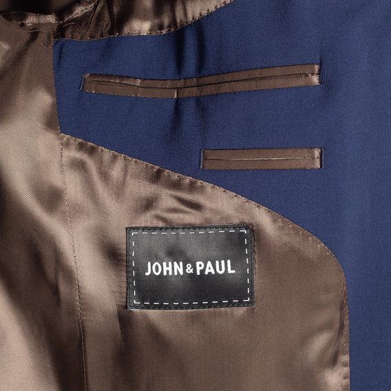 Vlněný oblek John & Paul - modrý