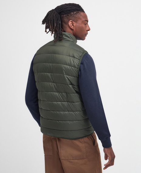 Barbour Bretby Puffer Gilet — Olive