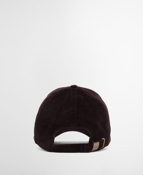 Barbour Preston Cord Cap — Brown