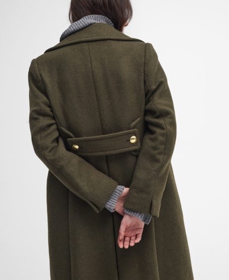 Barbour Reva Double-Breasted Wool Coat