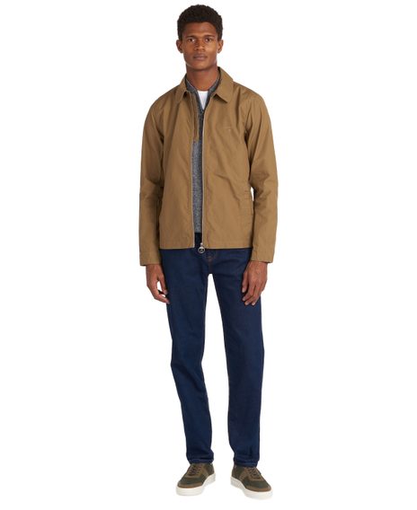 Lehká bavlněná bunda Barbour Essential Casual - písková