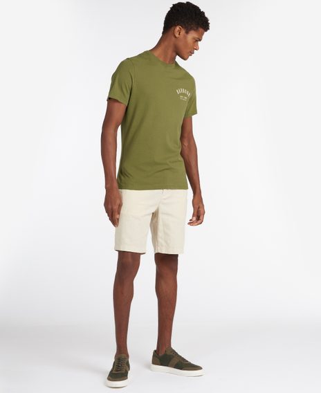 Памучена тениска Barbour Preppy Tee - Burnt Olive