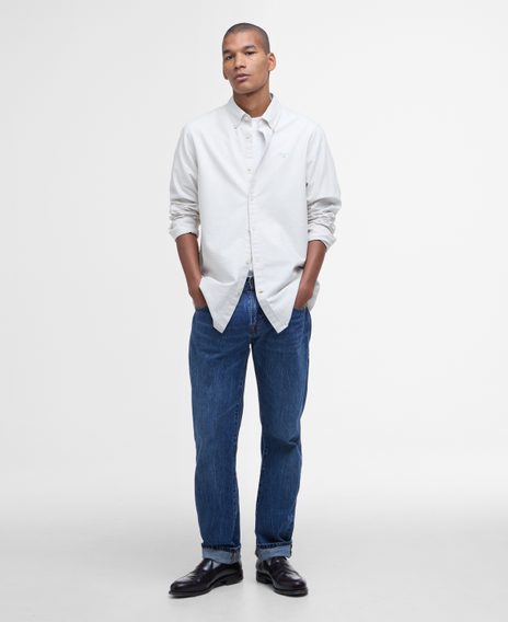 Barbour Oxtown Tailored Shirt — Oatmeal