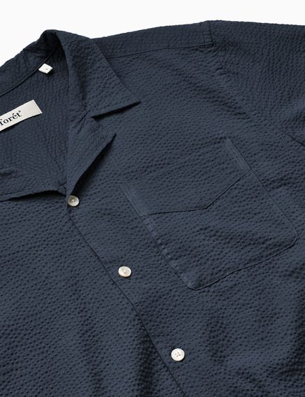 forét — Peer Seersucker Regular Fit Shirt