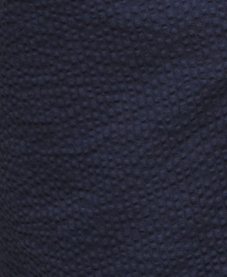 Barbour Seersucker Relaxed Shorts — Navy