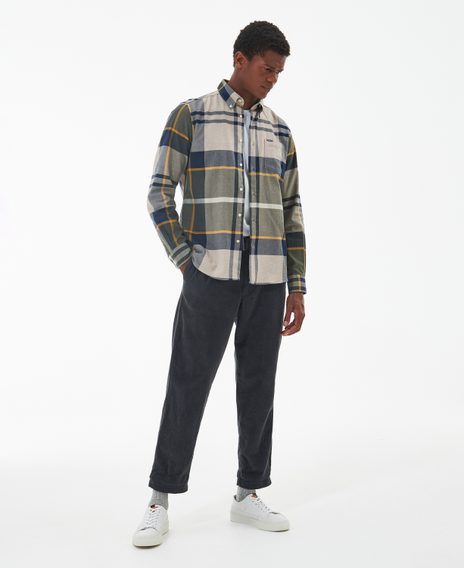 Barbour Dunoon Tailored Shirt — Forest Mist