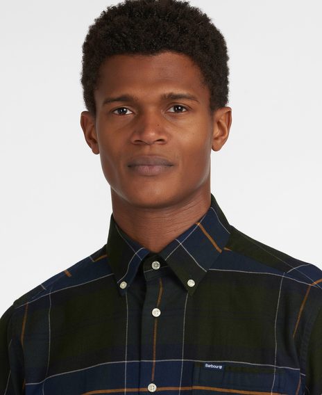 Barbour Lutsleigh Shirt — Forest