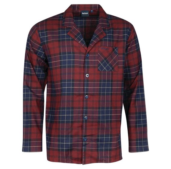 Tartanový pyžamový set Barbour Laith PJ Set - Red Tartan