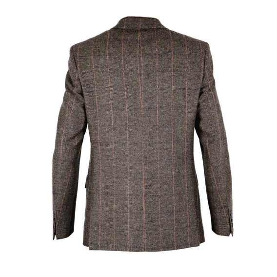 Tweedové sako Walker Slater Martin - Brown Windowpane