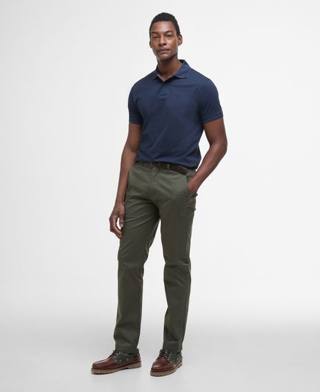 Barbour Lightweight Stretch Tailored Chinos — Uniform Green