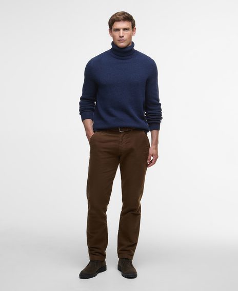 Barbour Kelp Roll-Neck Jumper — Navy