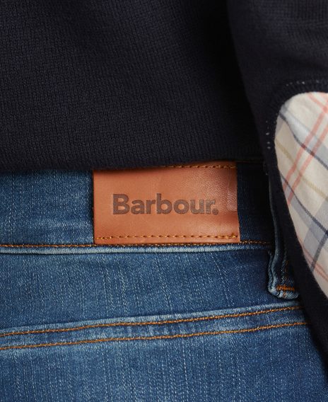 Barbour Essential Slim Jeans — Worn Blue