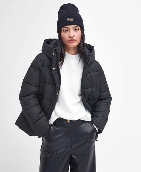 Barbour International Barron Puffer Jacket — Classic Black
