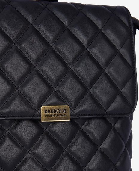 Barbour International Quilted Hoxton Backpack