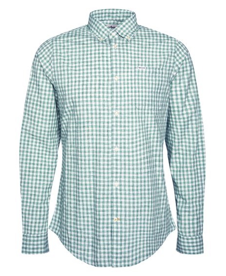 Barbour Kanehill Tailored Shirt — Agave Green