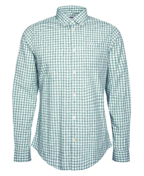 Barbour Kanehill Tailored Shirt — Agave Green