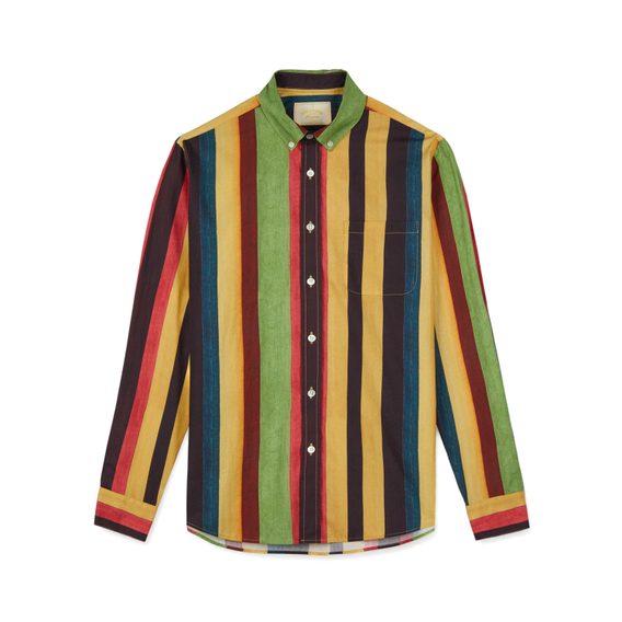 Bavlněná košile Portuguese Flannel Bold Stripe (button-down)
